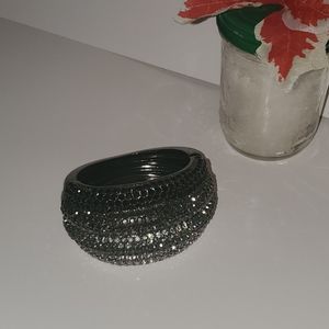 Multi Stone Design Hinged Bangle